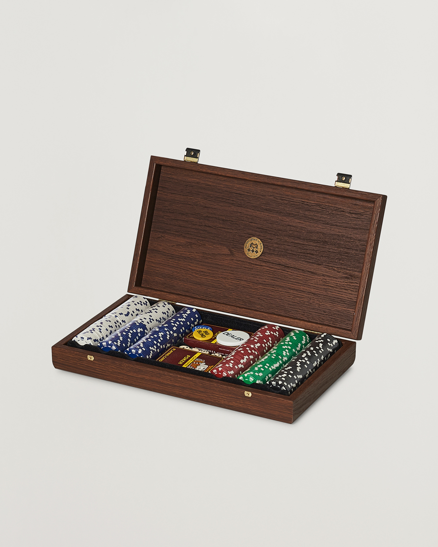 Herr | Spel & fritid | Manopoulos | Walnut Burl Poker Case