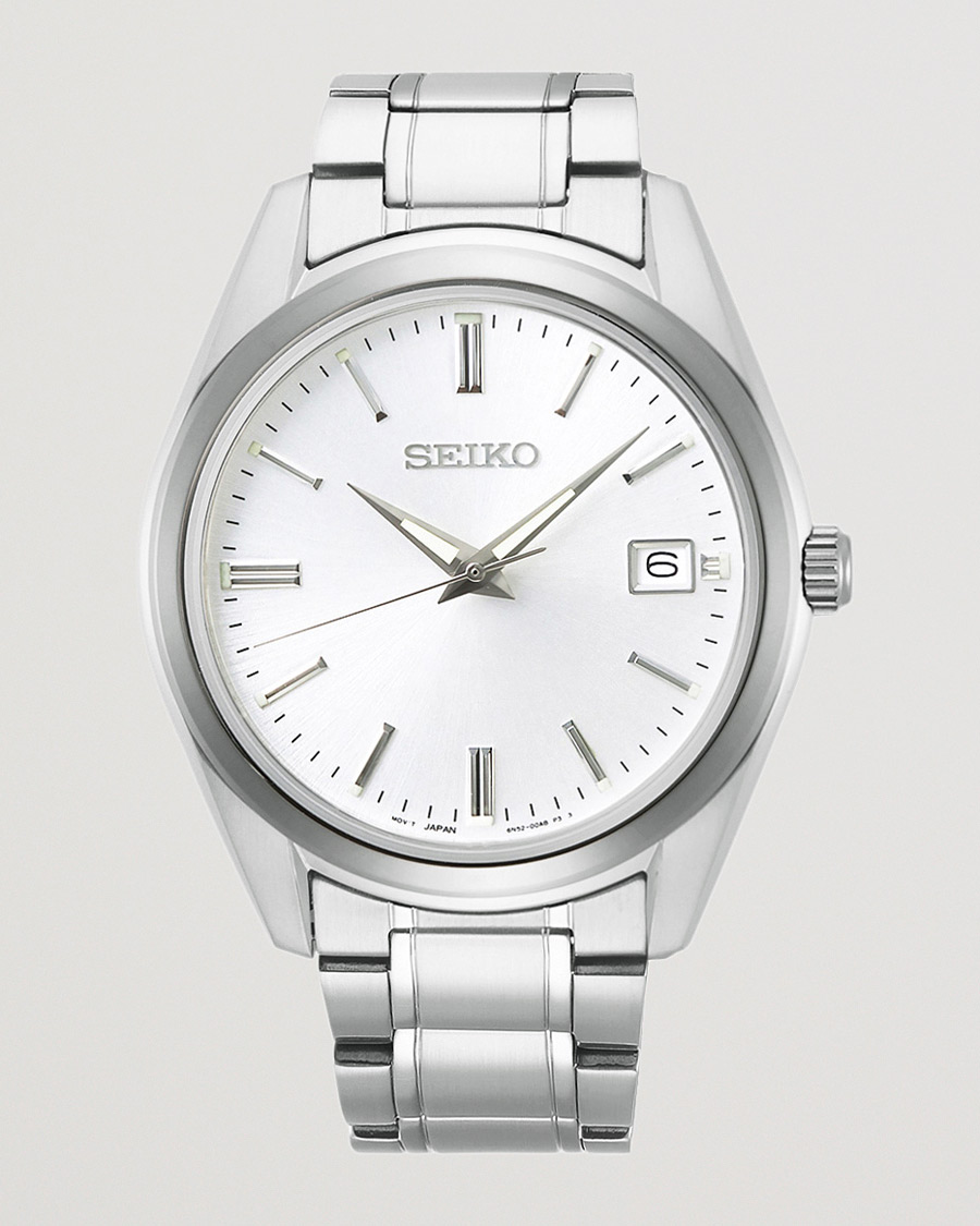 Herr | Seiko Sapphire 40mm Steel Silver Dial | Seiko | Sapphire 40mm Steel Silver Dial