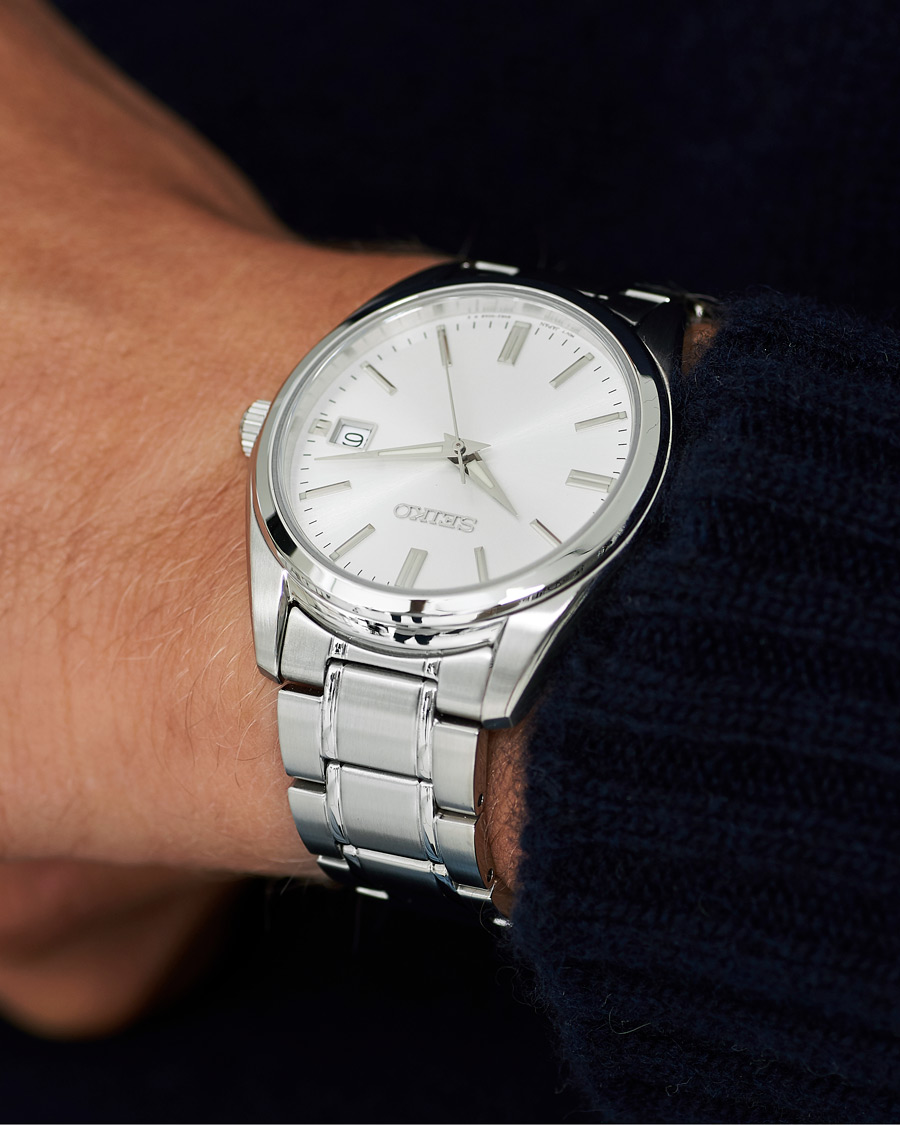Herr | Seiko Sapphire 40mm Steel Silver Dial | Seiko | Sapphire 40mm Steel Silver Dial