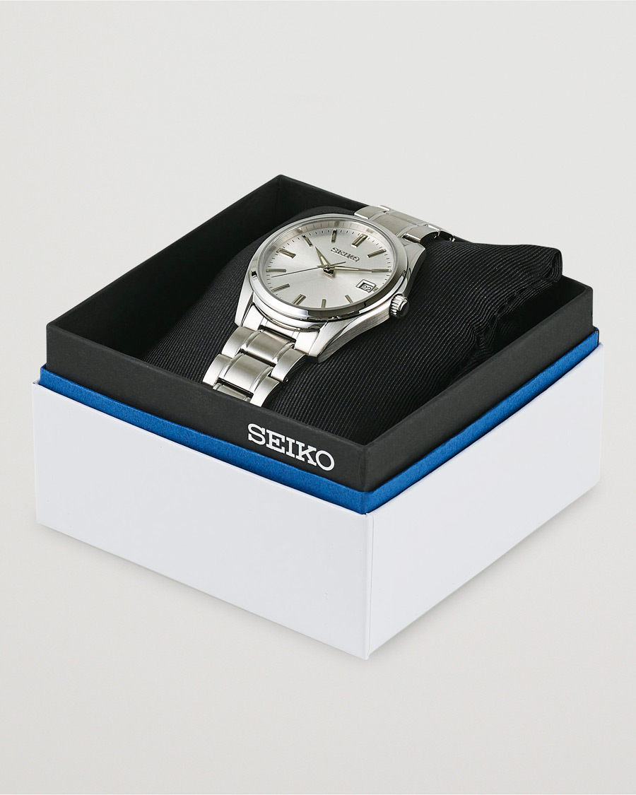 Herr | Seiko Sapphire 40mm Steel Silver Dial | Seiko | Sapphire 40mm Steel Silver Dial