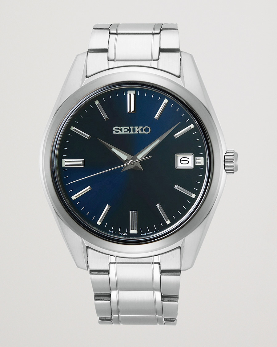 Herr | Seiko Sapphire 40mm Steel Blue Dial | Seiko | Sapphire 40mm Steel Blue Dial