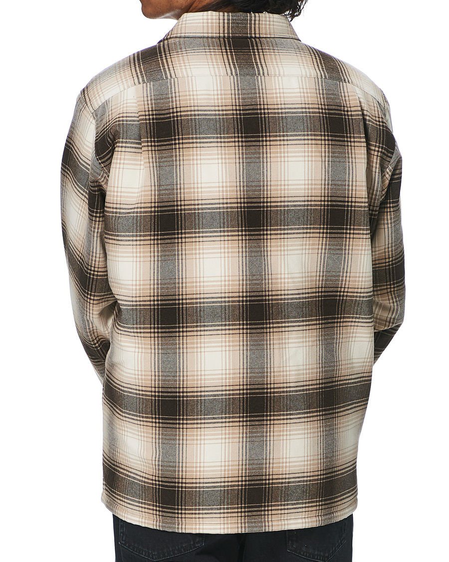Herr | Jackor | BEAMS PLUS | Quilted Open Collar Jacket Brown Check