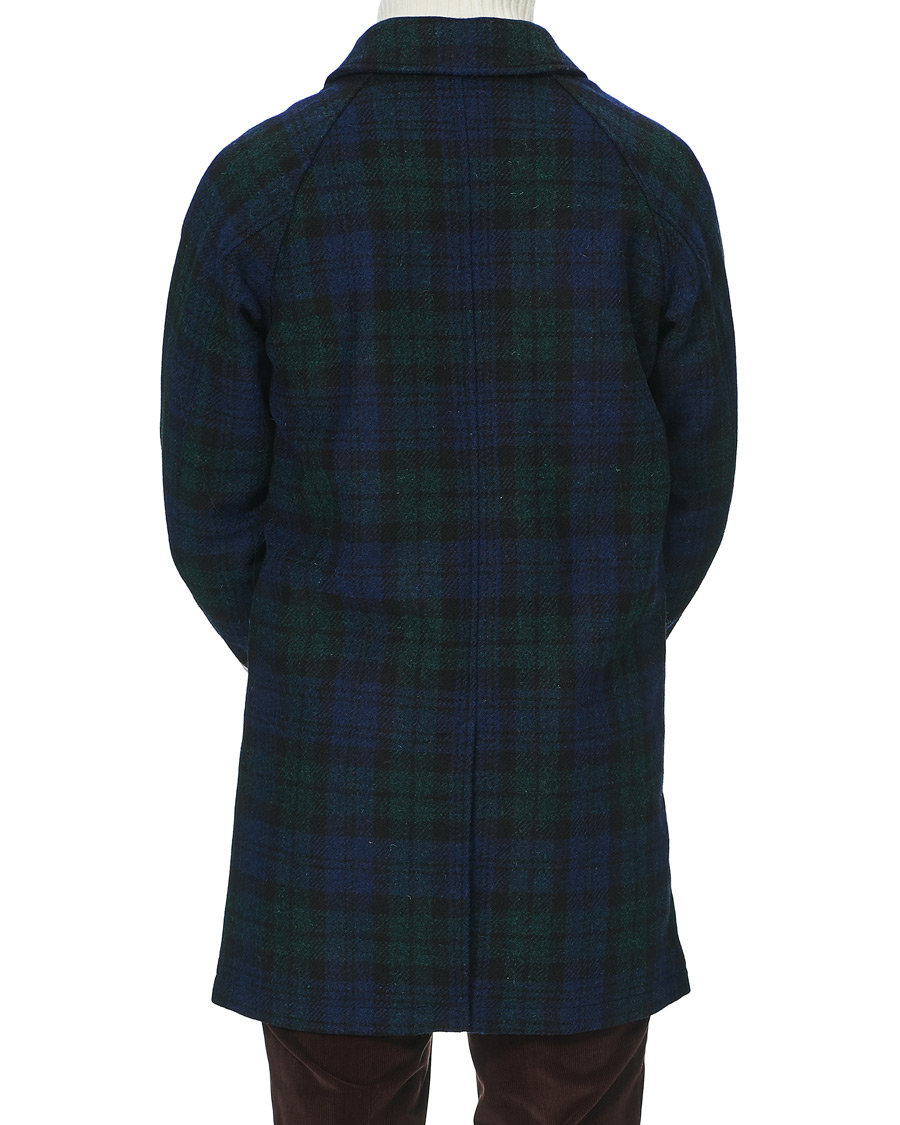 Herr | Jackor | BEAMS PLUS | Balmacaan Harris Tweed Coat Blackwatch