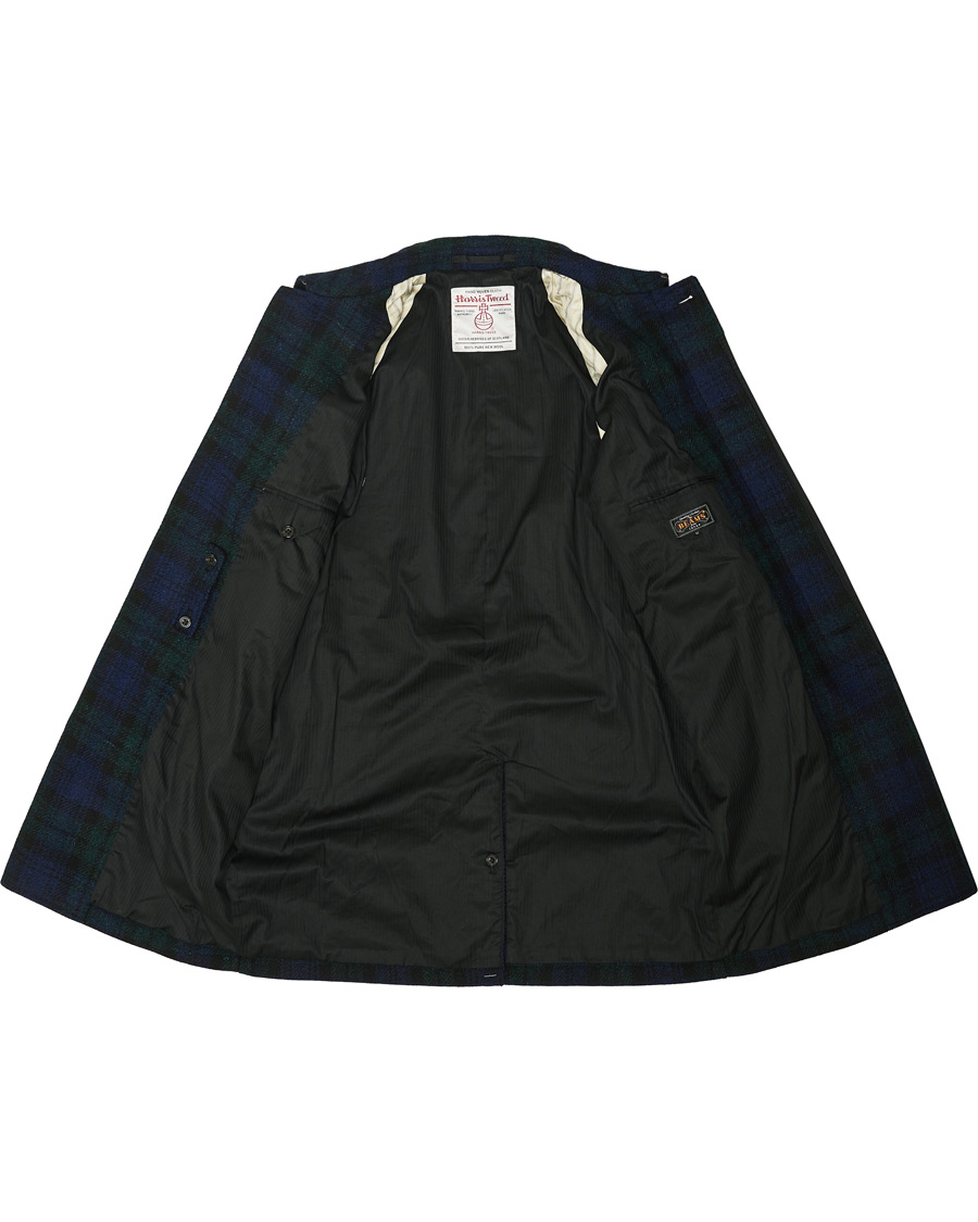 Herr | Jackor | BEAMS PLUS | Balmacaan Harris Tweed Coat Blackwatch