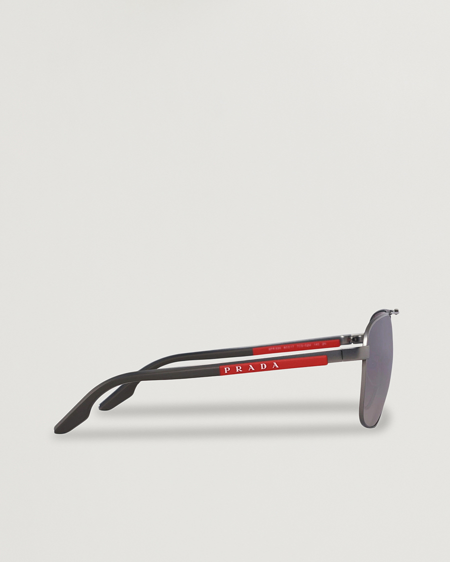 Herr | Prada Linea Rossa 0PS 53XS Sunglasses Silver | Prada Linea Rossa | 0PS 53XS Sunglasses Silver