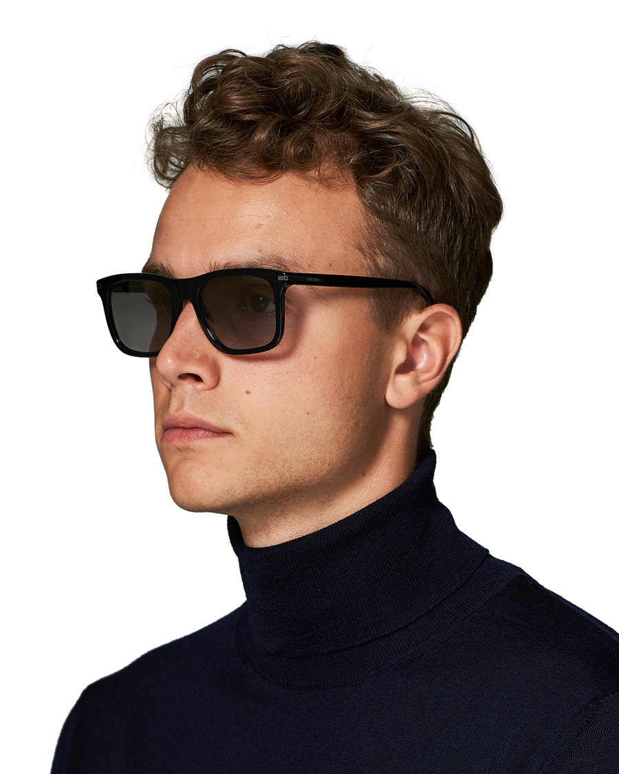 Herr | D-formade solglasögon | Prada Eyewear | 0PR 18WS Sunglasses Black