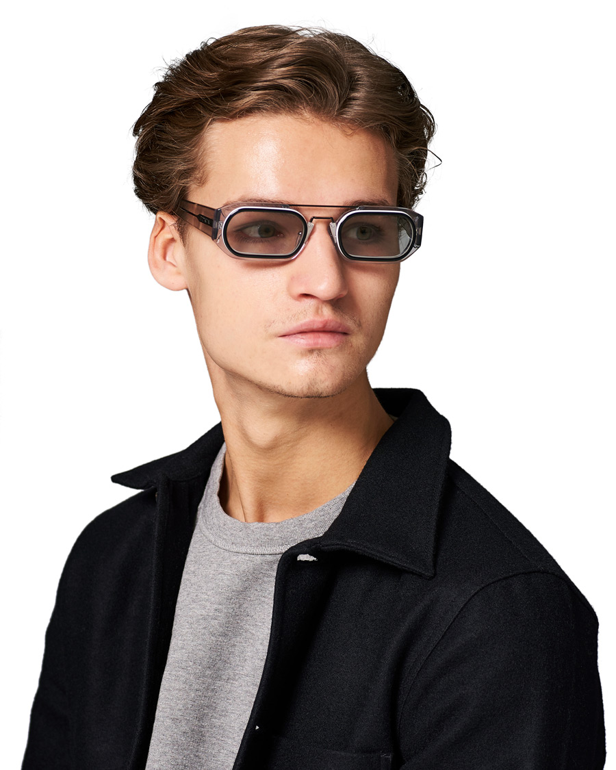 Herr | Prada Eyewear 0PR 01WS Runway Sunglasses Clear | Prada Eyewear | 0PR 01WS Runway Sunglasses Clear