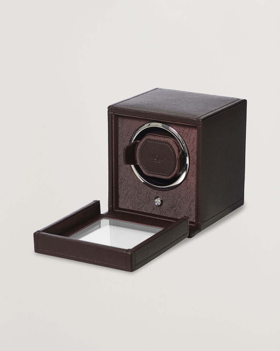 Herr |  | WOLF | Cub Single Winder With Cover Dark Brown