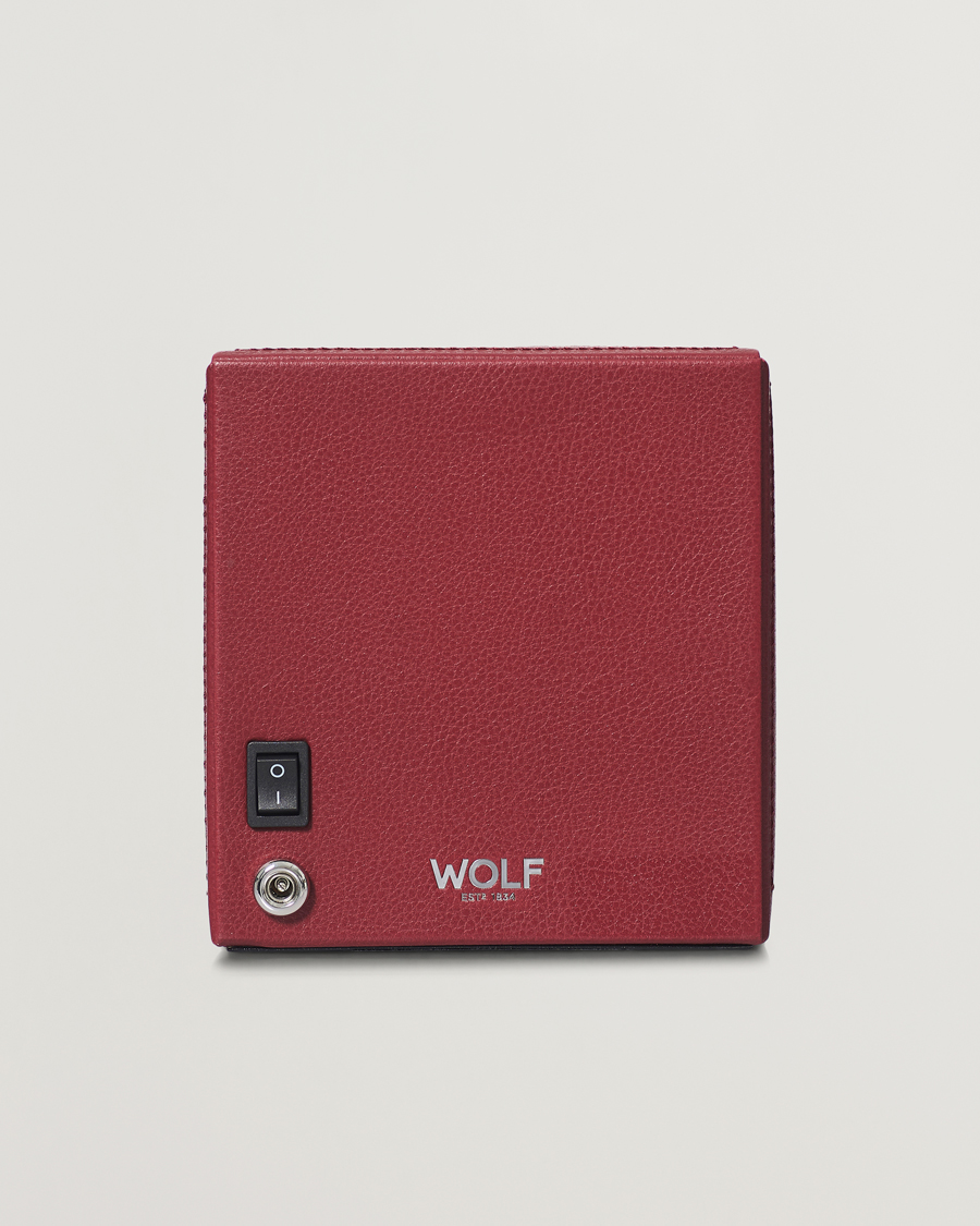 Herr | WOLF Cub Single Winder With Cover Bordeaux | WOLF | Cub Single Winder With Cover Bordeaux