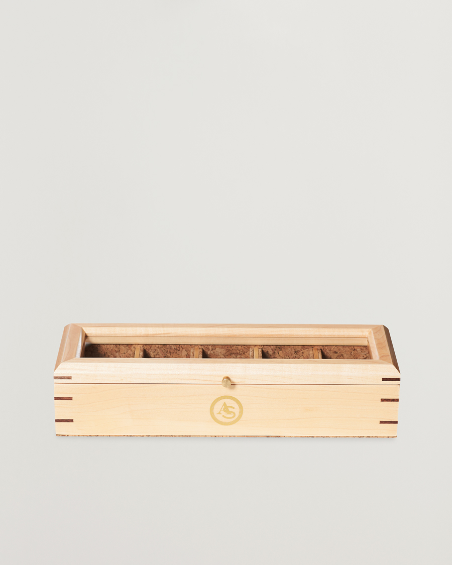 Herr |  | WOLF | Analog/Shift Flatiron ll 5 Piece Watch Box