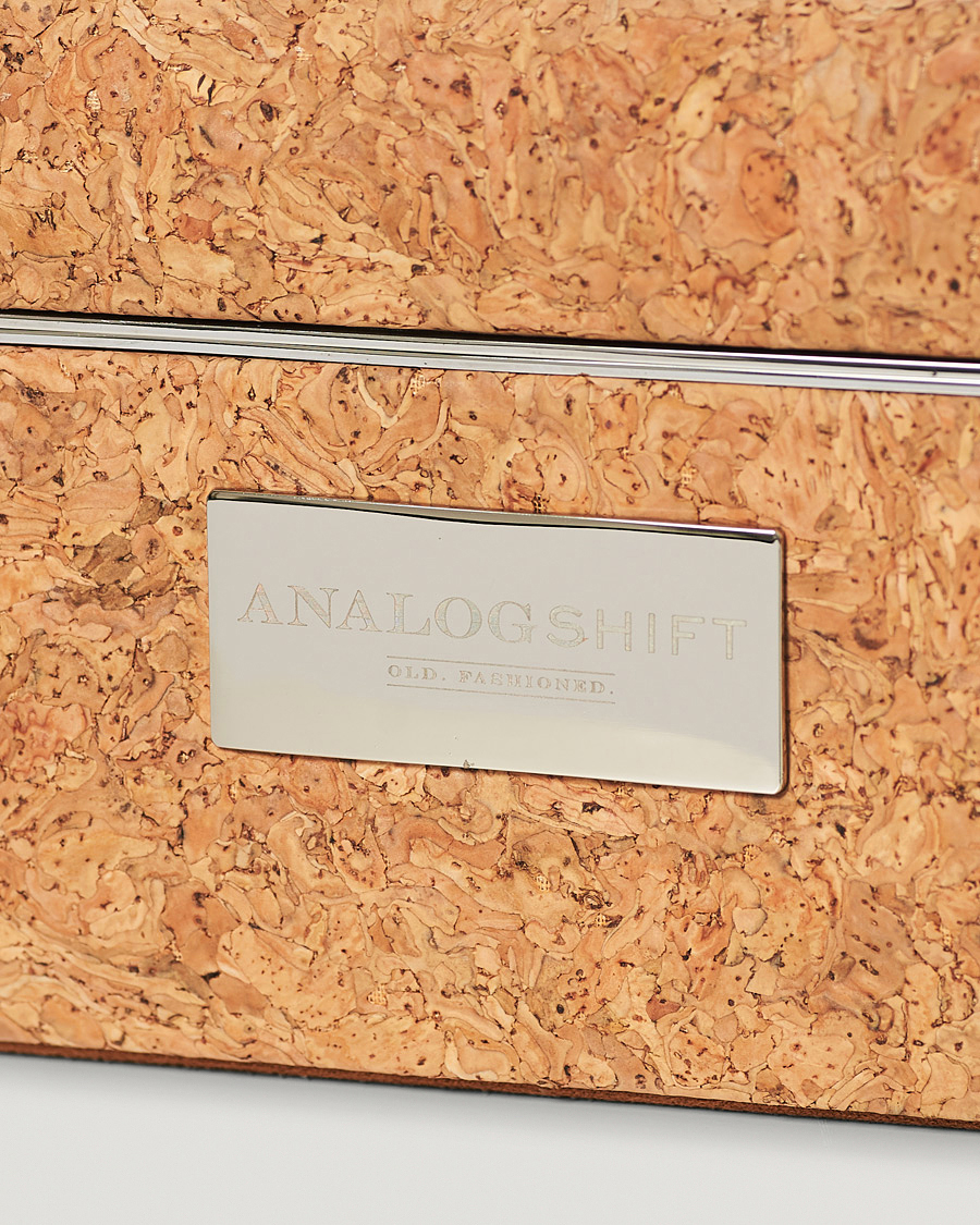 Herr | WOLF Analog/Shift 1976 8 Piece Watch Box Cork | WOLF | Analog/Shift 1976 8 Piece Watch Box Cork