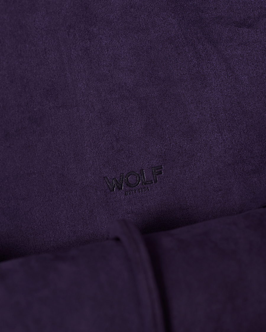 Herr | Klock- & smyckesetuin | WOLF | Blake Triple Watch Roll Black/Purple