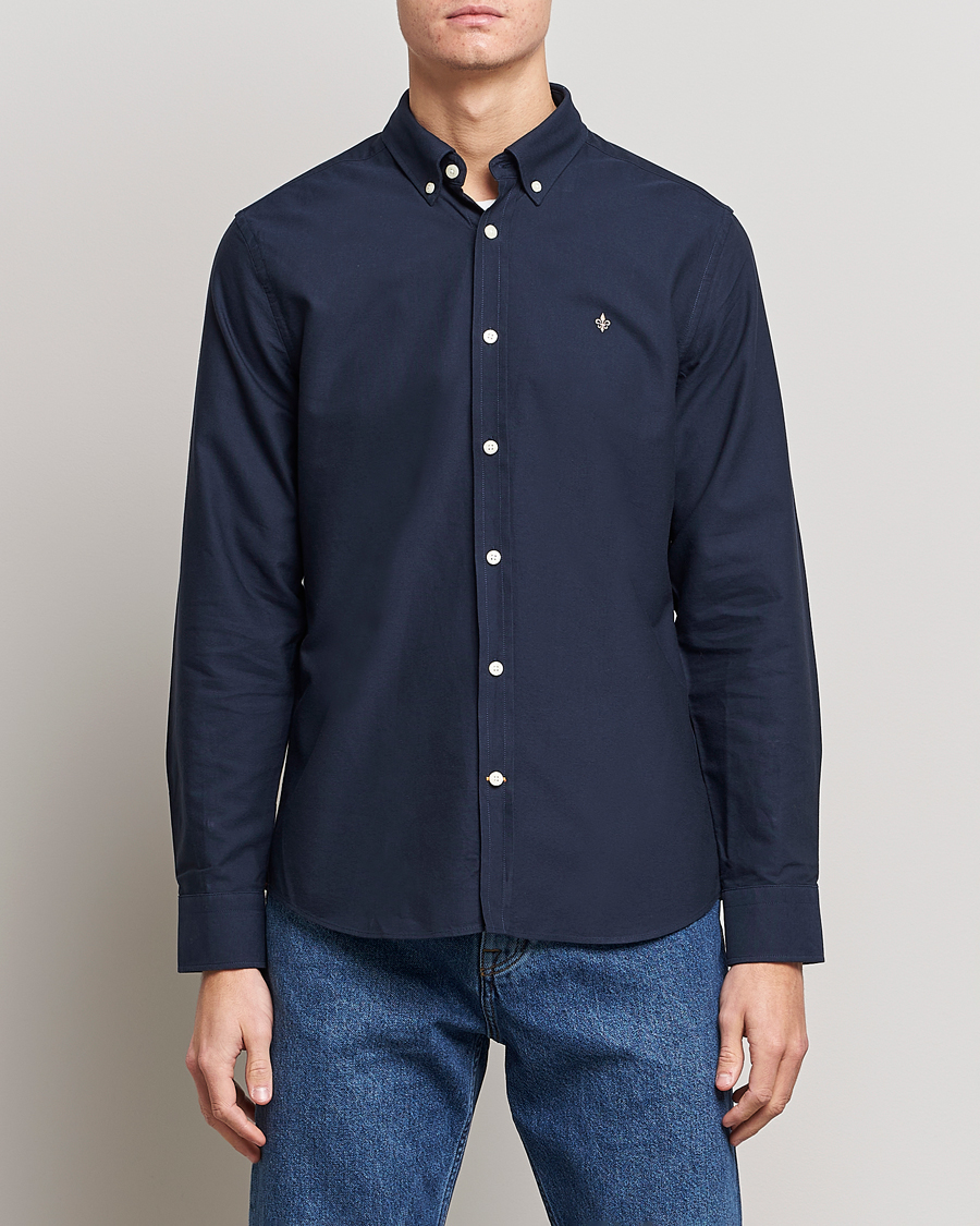 Herr | Skjortor | Morris | Douglas Oxford Shirt Navy