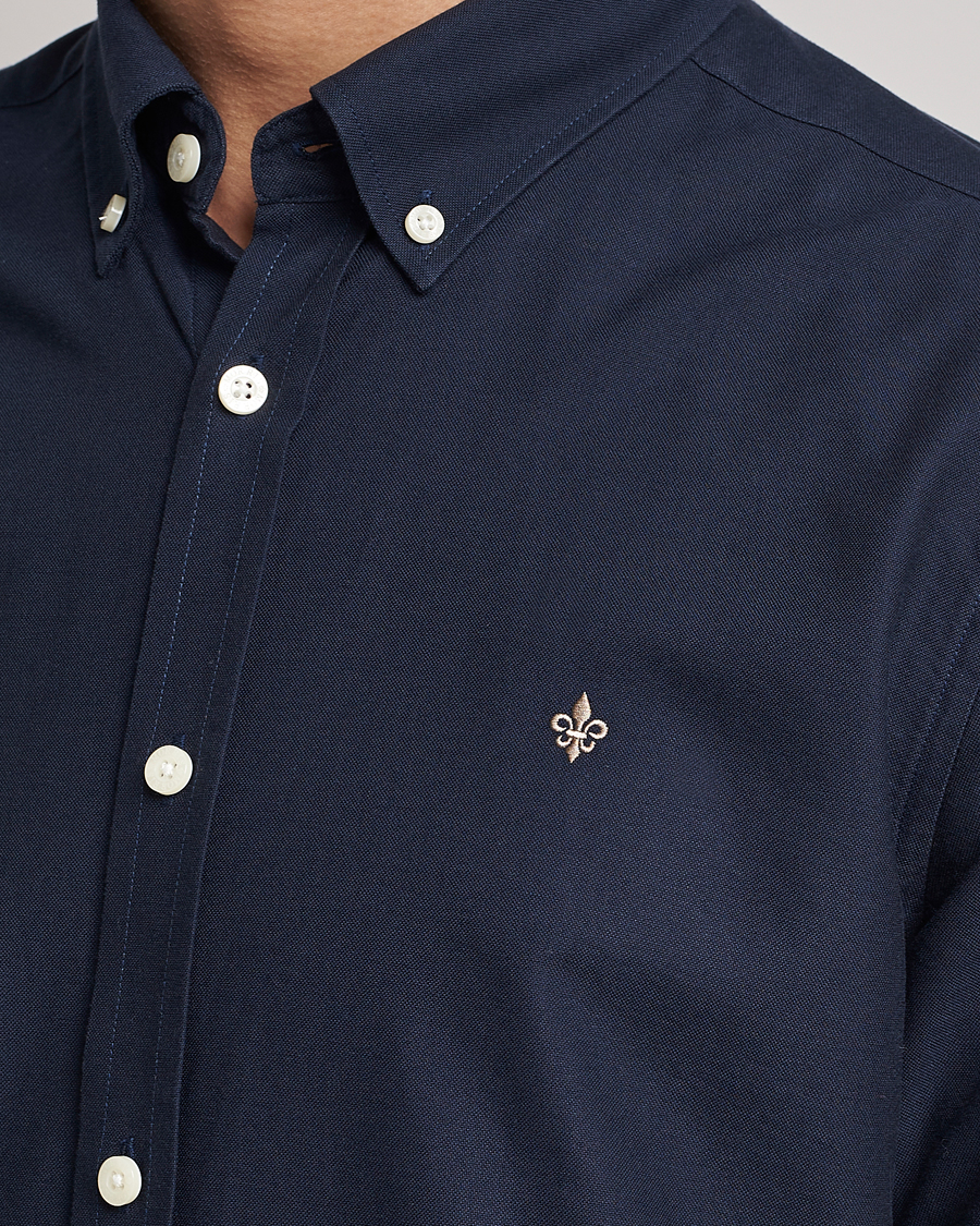 Herr | Skjortor | Morris | Douglas Oxford Shirt Navy