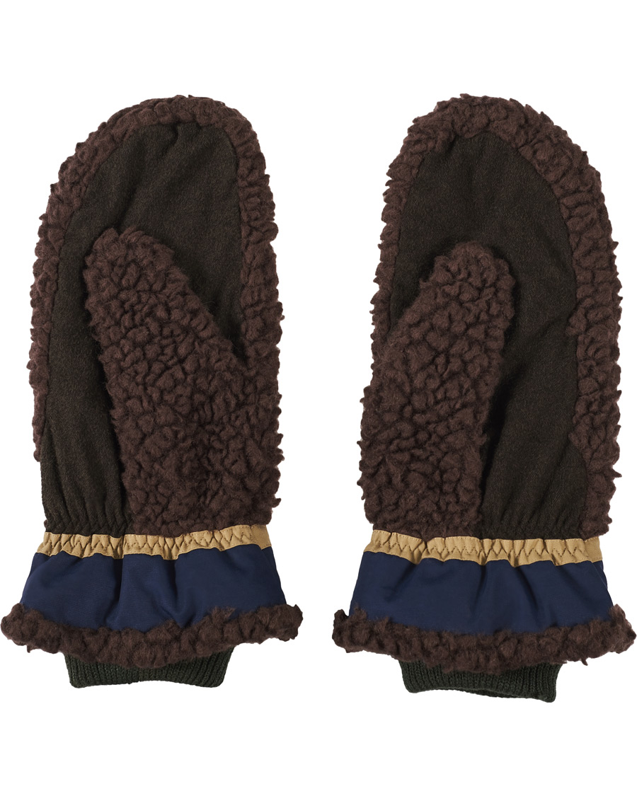 Herr | Elmer by Swany Miyo Wool Teddy Mittens Brown | Elmer by Swany | Miyo Wool Teddy Mittens Brown