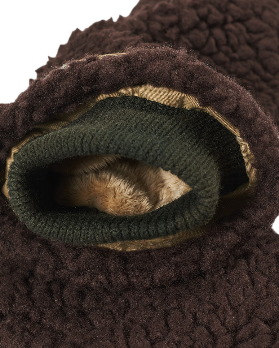 Herr | Elmer by Swany Miyo Wool Teddy Mittens Brown | Elmer by Swany | Miyo Wool Teddy Mittens Brown