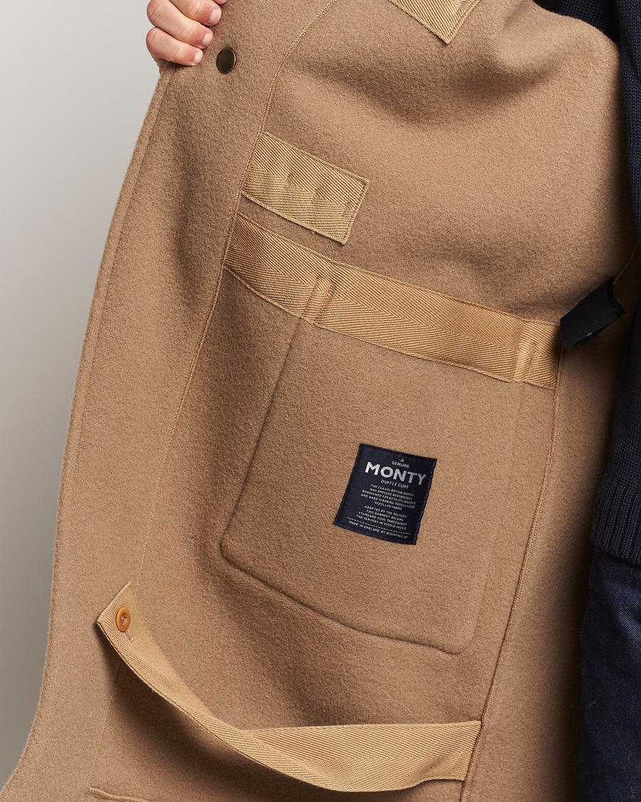 Herr | Jackor | Gloverall | 575 Monty Original Duffle Coat Camel