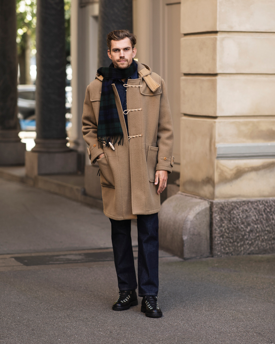 Herr | Jackor | Gloverall | 575 Monty Original Duffle Coat Camel