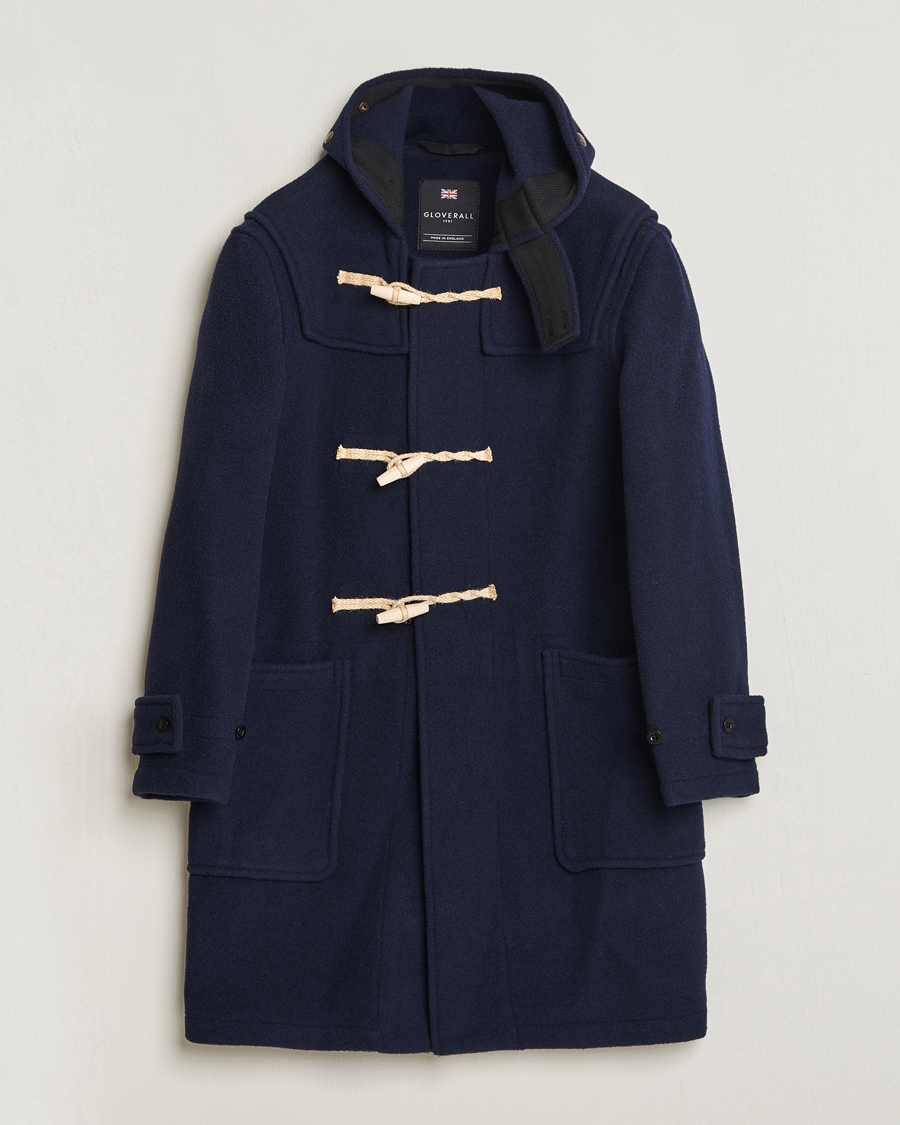 Herr | Jackor | Gloverall | 575 Monty Original Duffle Coat Navy