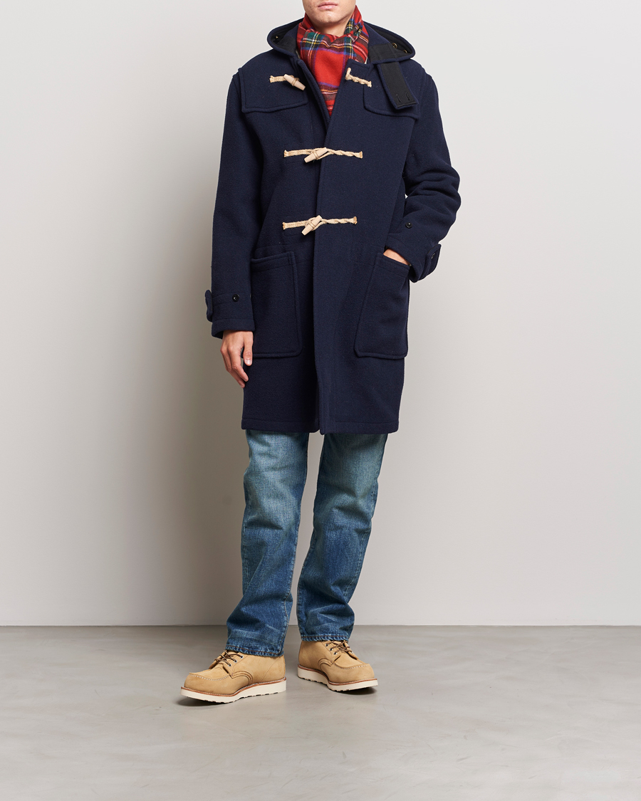 Herr | Jackor | Gloverall | 575 Monty Original Duffle Coat Navy