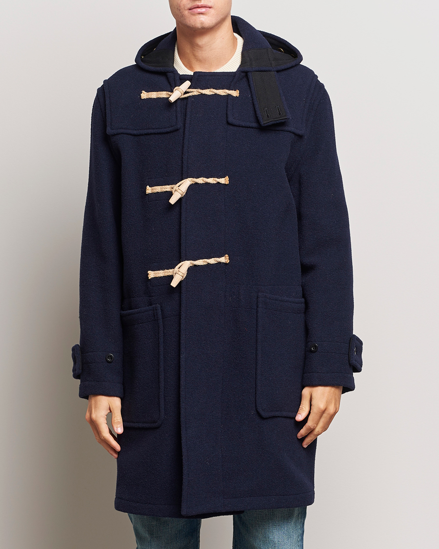 Herr | Jackor | Gloverall | 575 Monty Original Duffle Coat Navy