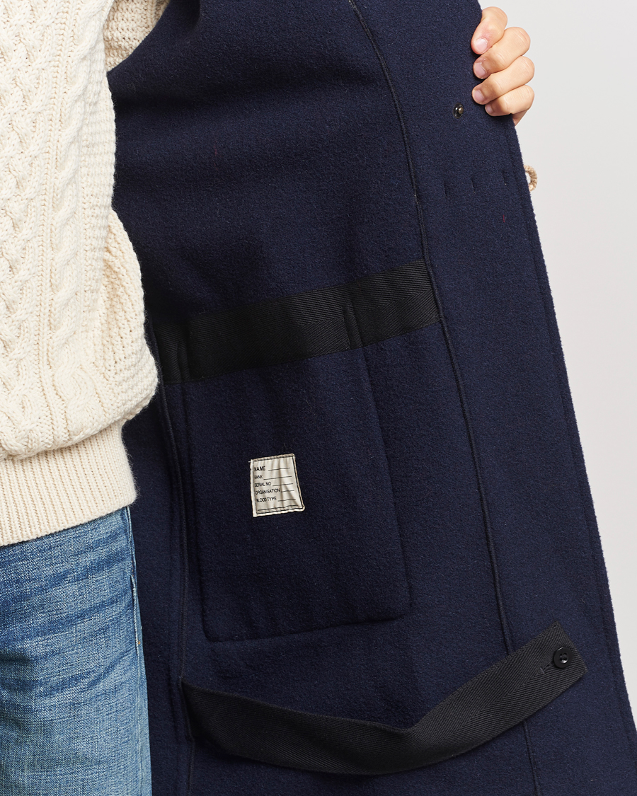 Herr | Jackor | Gloverall | 575 Monty Original Duffle Coat Navy