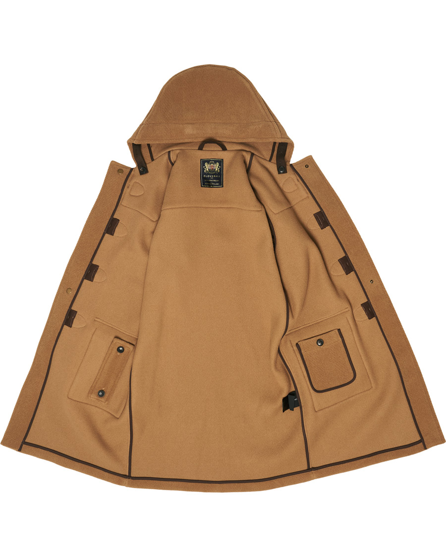 Herr | Jackor | Gloverall | Anniversary Heavyweight Herringbone Morris Duffle Camel