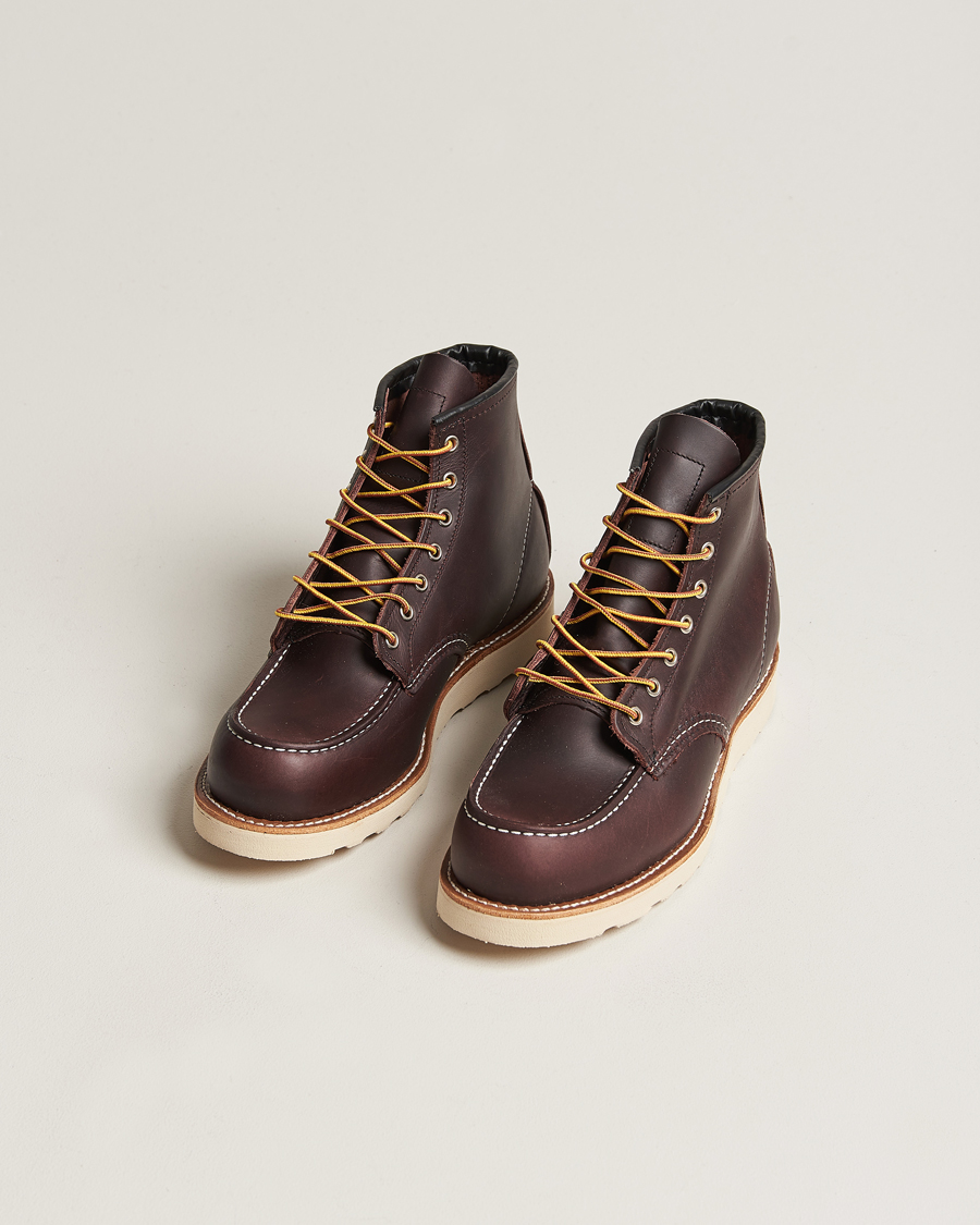 Herr | Snörkängor | Red Wing Shoes | Moc Toe Boot Black Cherry Excalibur Leather