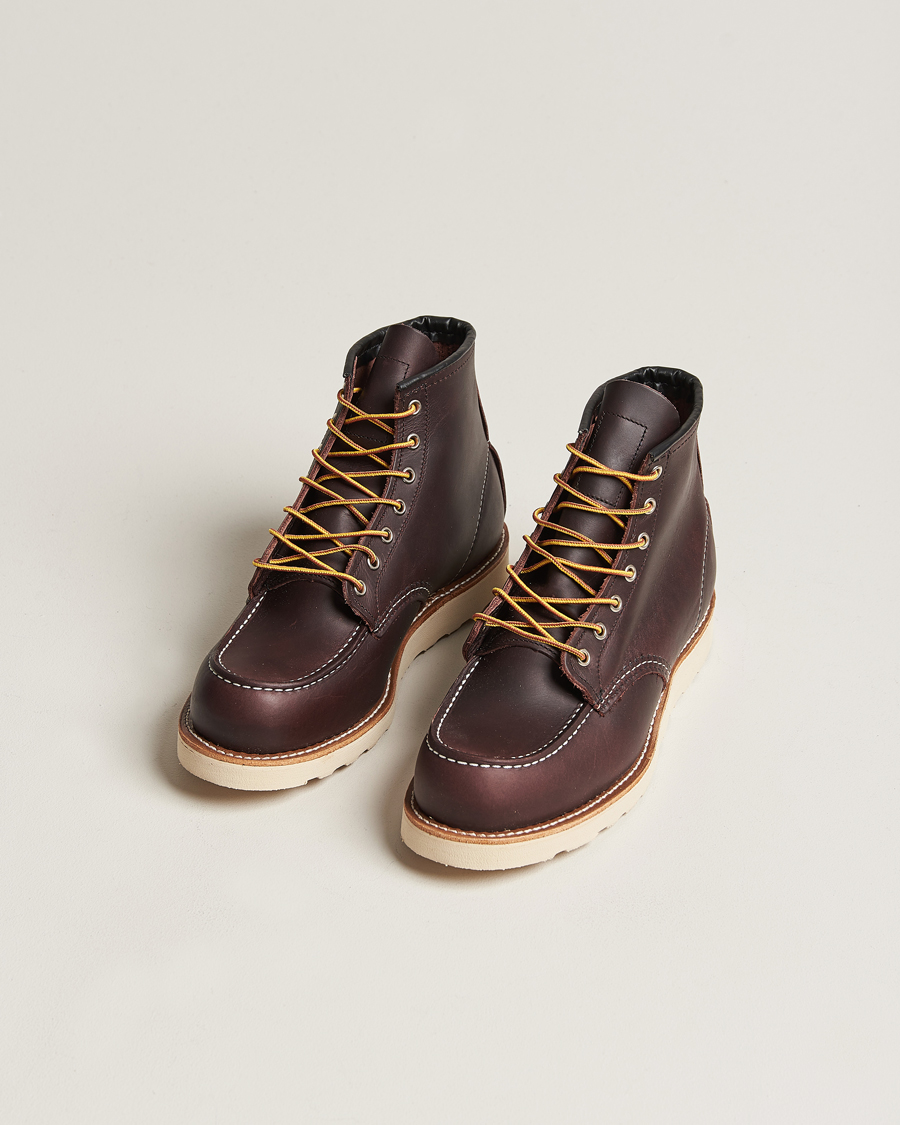 Herr | Avdelningar | Red Wing Shoes | Moc Toe Boot Black Cherry Excalibur Leather