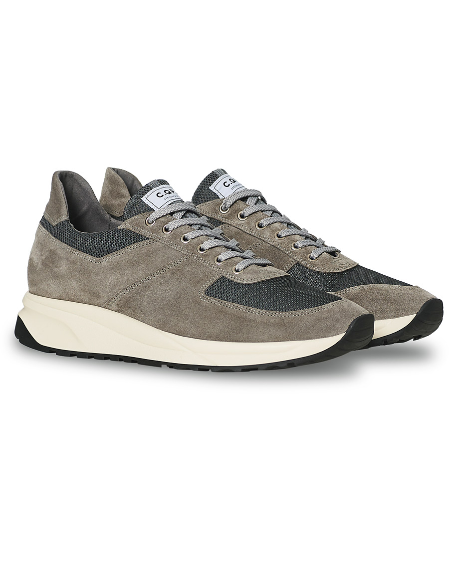 Herr | C.QP Stride Suede/Nylon Runner Granit | CQP | C.QP Stride Suede/Nylon Runner Granit