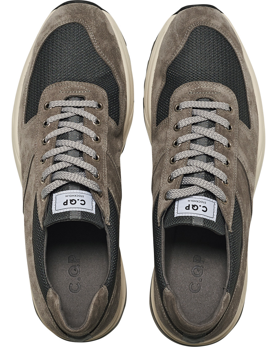 Herr | C.QP Stride Suede/Nylon Runner Granit | CQP | C.QP Stride Suede/Nylon Runner Granit