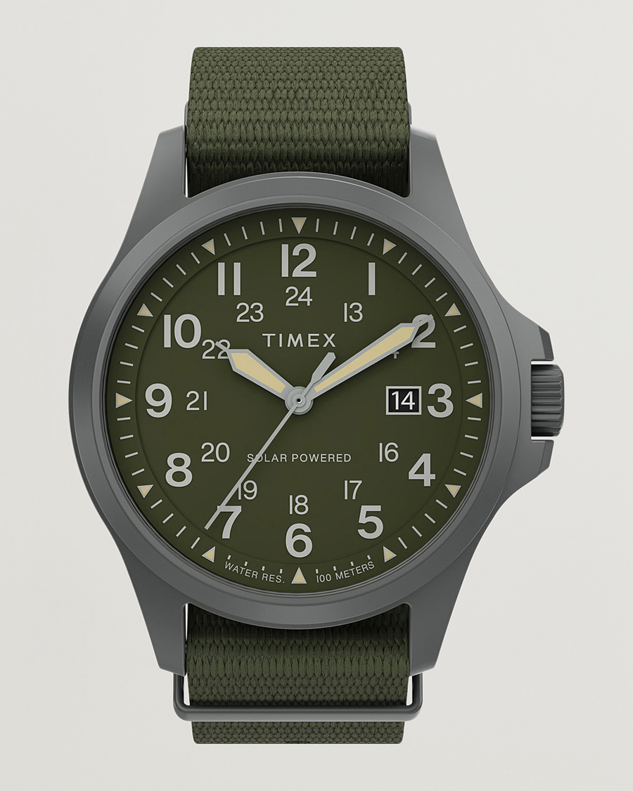 Herr | Timex Field Post Solar Watch 41mm Green Dial | Timex | Field Post Solar Watch 41mm Green Dial