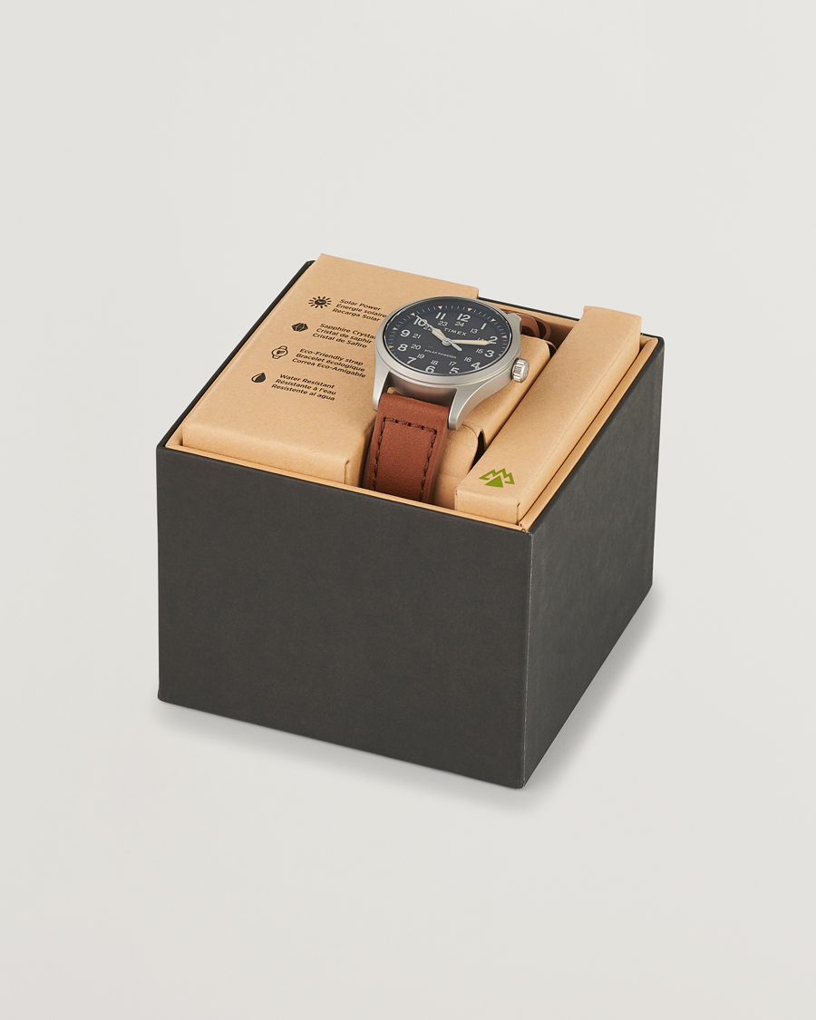 Herr | Timex Field Post Solar Watch 36mm Brown/Black | Timex | Field Post Solar Watch 36mm Brown/Black