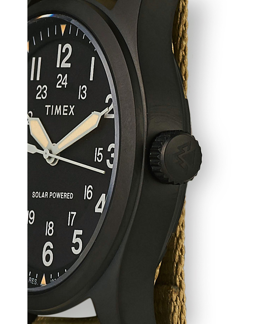 Herr | Timex Field Post Solar Watch 36mm Green/Black | Timex | Field Post Solar Watch 36mm Green/Black