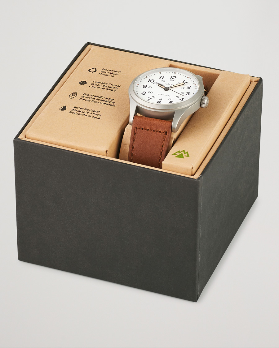 Herr | Timex Field Post Mechanical Watch 38mm White Dial | Timex | Field Post Mechanical Watch 38mm White Dial