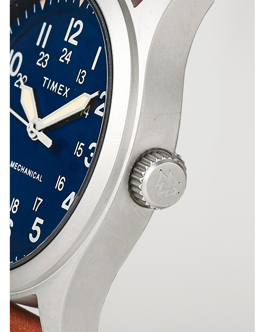Herr | Timex Field Post Mechanical Watch 38mm Blue Dial | Timex | Field Post Mechanical Watch 38mm Blue Dial