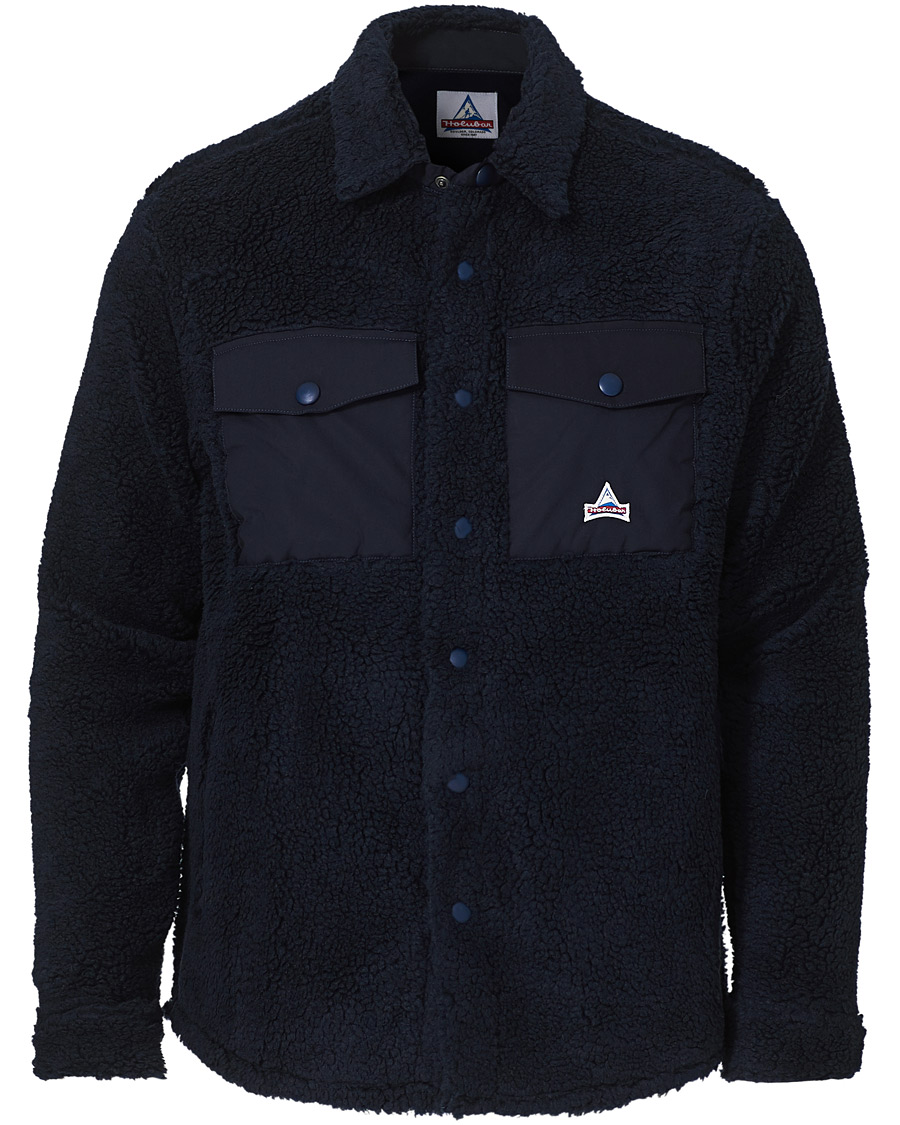 Herr | Skjortor | Holubar | M155 Fleece Overshirt Dark Blue