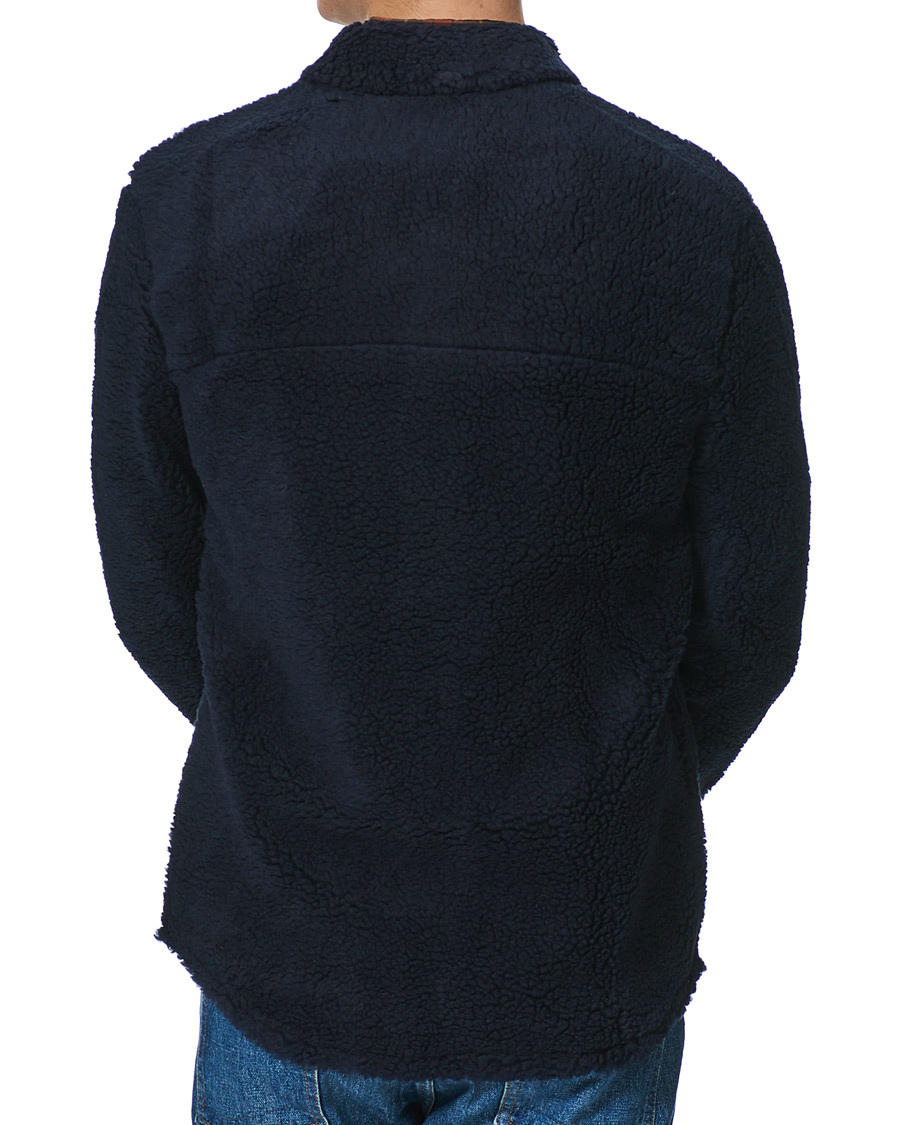 Herr | Skjortor | Holubar | M155 Fleece Overshirt Dark Blue