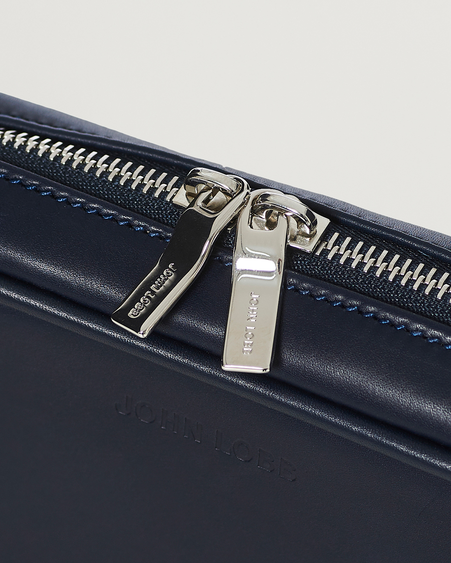 Herr | Skovård | John Lobb | Shoe Care Travel Case Navy