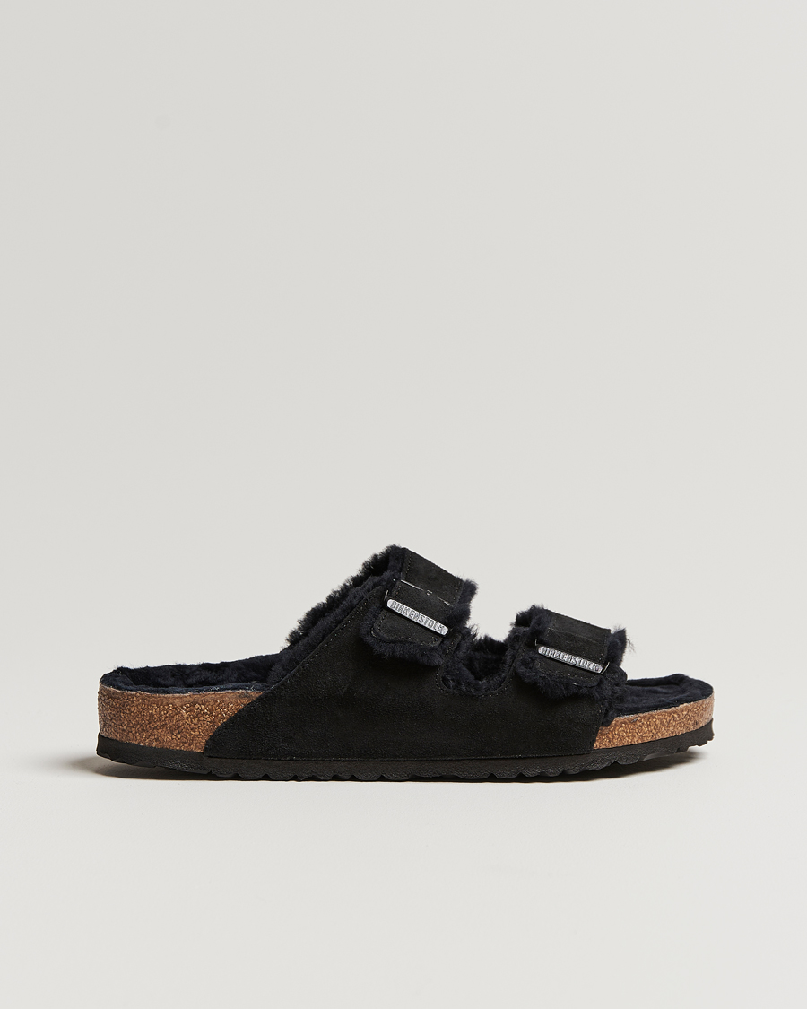 Herr | | BIRKENSTOCK | Arizona Shearling Classic Footbed Black Suede