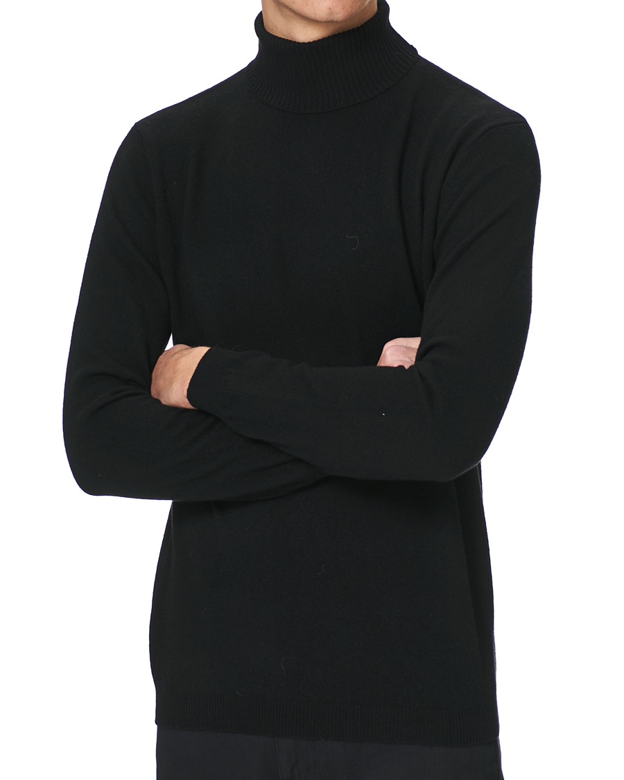 Herr | Polotröjor | People's Republic of Cashmere | Cashmere Turtleneck Black