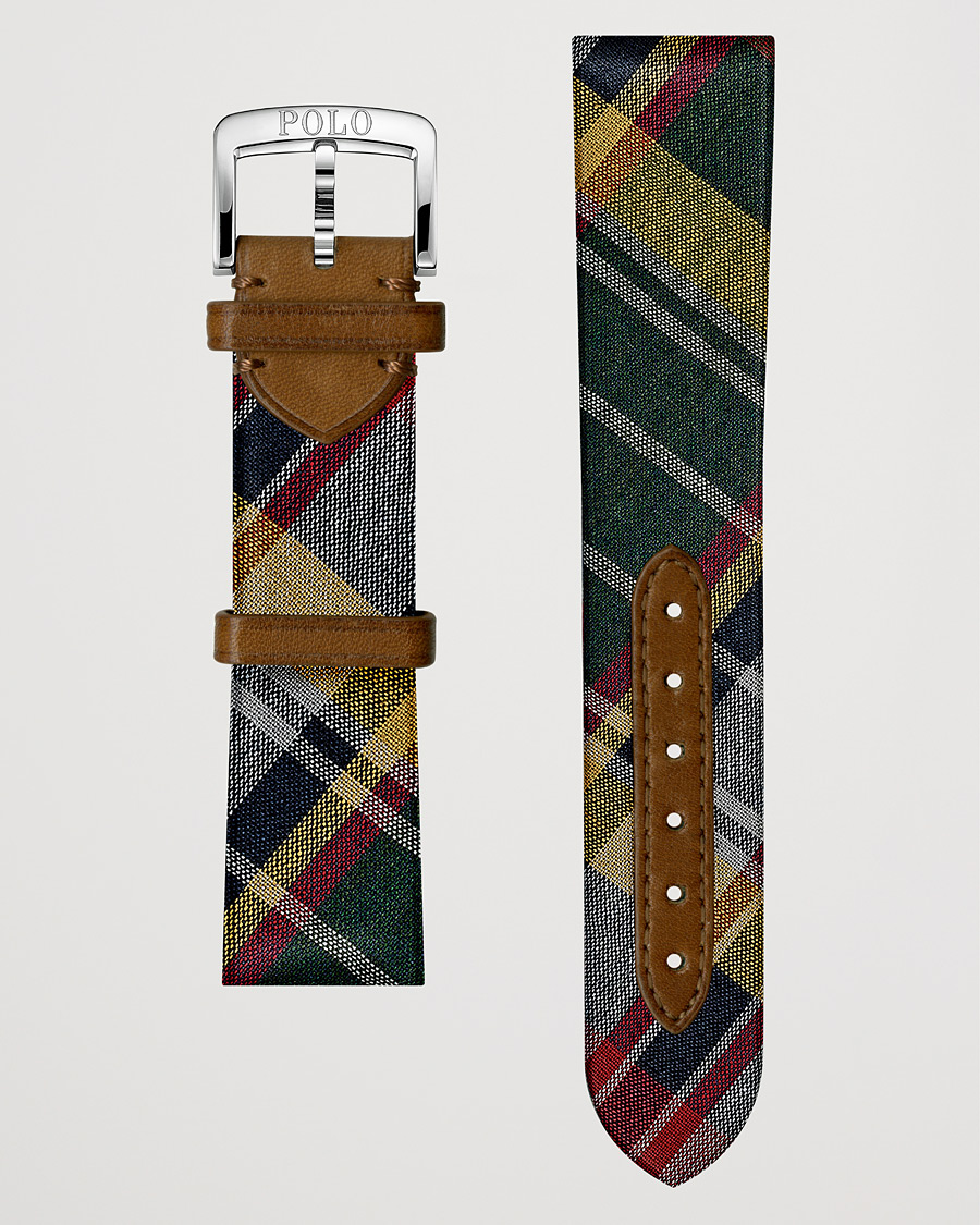 Herr | Polo Ralph Lauren Sporting Silk Strap Green Tartan | Polo Ralph Lauren | Sporting Silk Strap Green Tartan