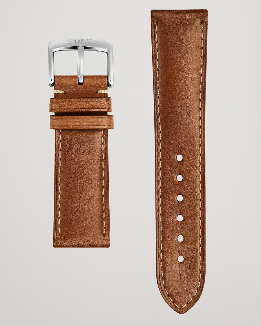 Herr | Klockarmband | Polo Ralph Lauren | Sporting Leather Strap Used Burnished