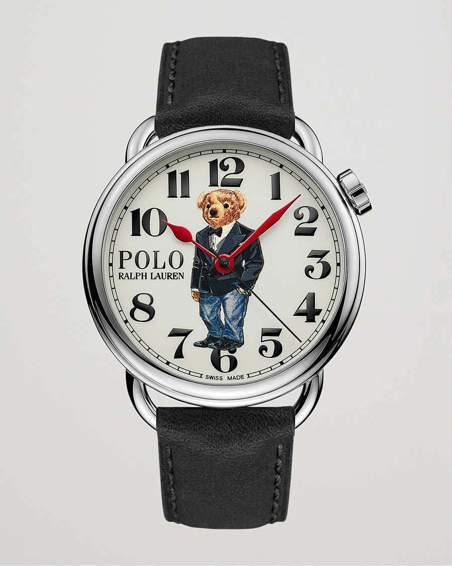 Herr | Polo Ralph Lauren 42mm Automatic Denim Tux Bear White Dial | Polo Ralph Lauren | 42mm Automatic Denim Tux Bear White Dial