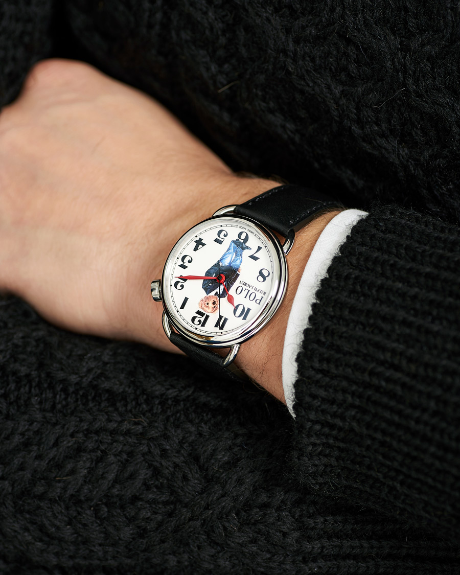 Herr | Ralph Lauren Holiday Gifting | Polo Ralph Lauren | 42mm Automatic Denim Tux Bear White Dial