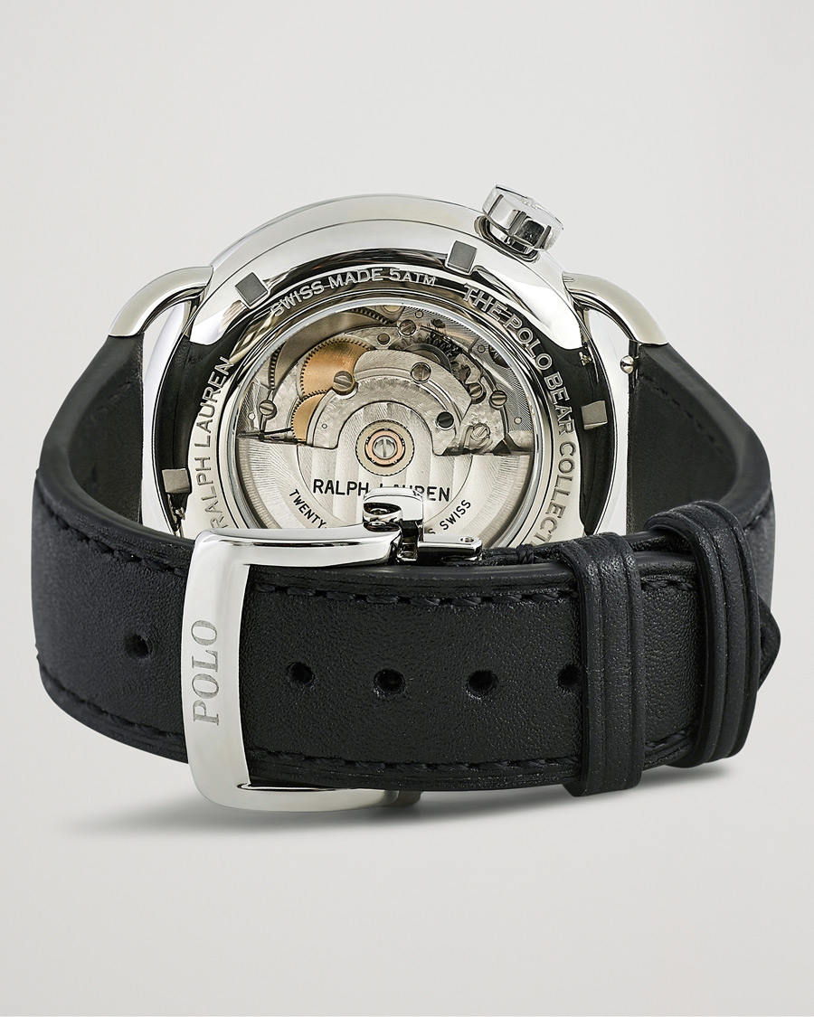 Herr | Polo Ralph Lauren 42mm Automatic Denim Tux Bear White Dial | Polo Ralph Lauren | 42mm Automatic Denim Tux Bear White Dial