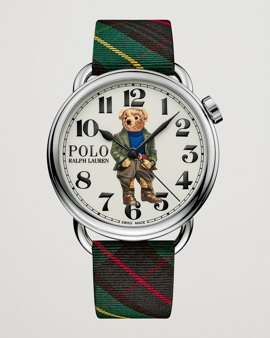 Herr | Fine watches | Polo Ralph Lauren | 42mm Automatic Bedbord Bear White Dial