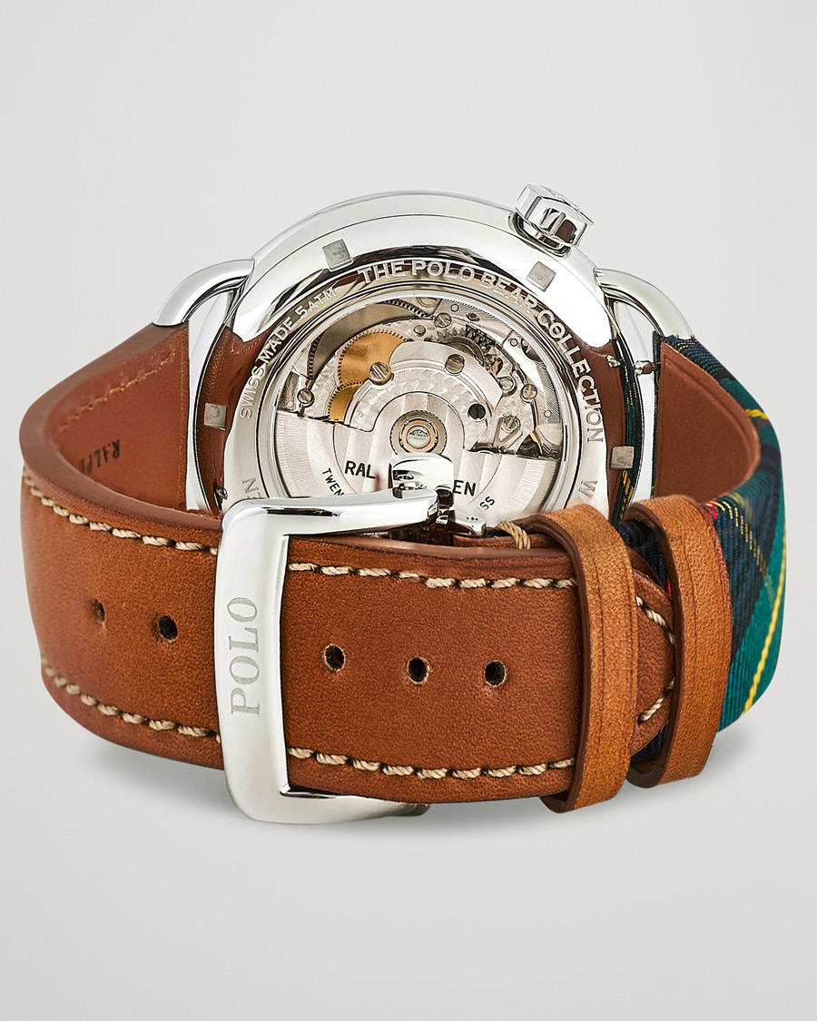 Herr | Fine watches | Polo Ralph Lauren | 42mm Automatic Bedbord Bear White Dial
