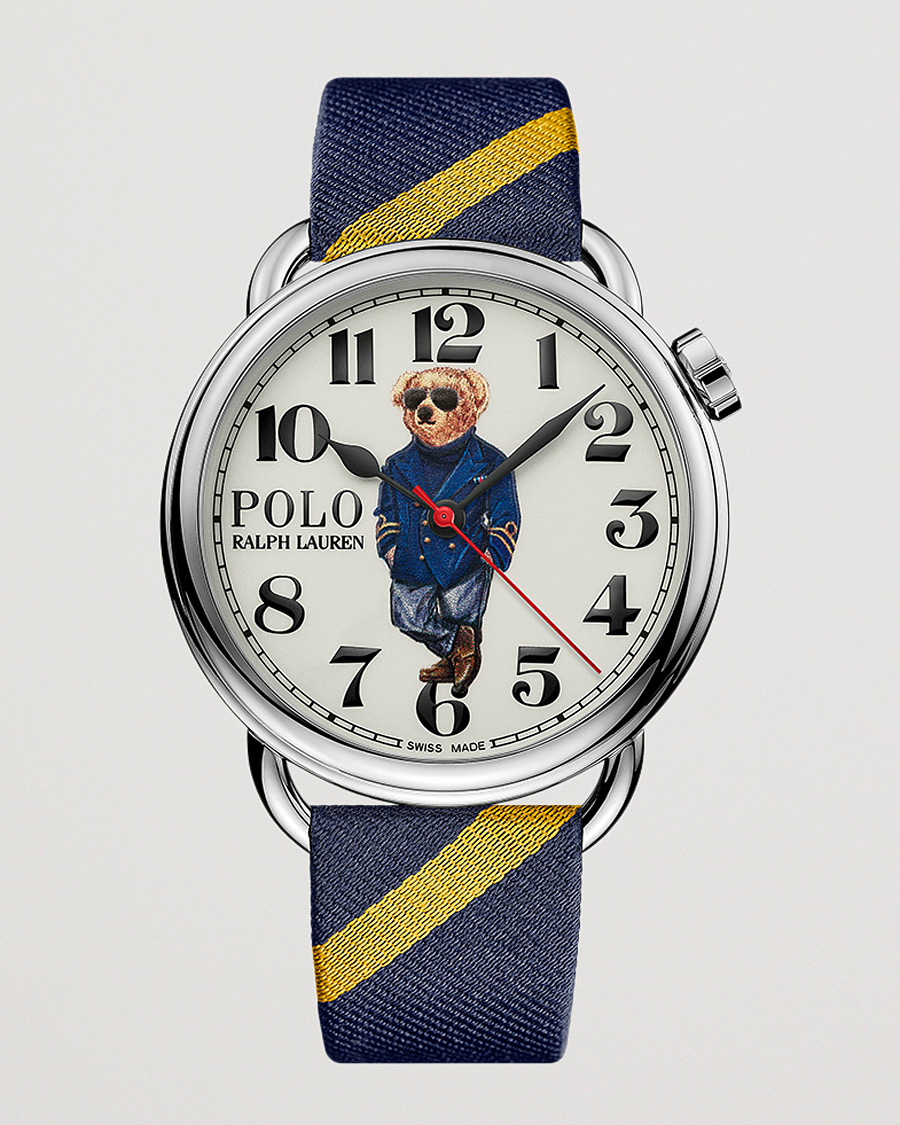 Herr | Polo Ralph Lauren 42mm Automatic Nautical Bear White Dial | Polo Ralph Lauren | 42mm Automatic Nautical Bear White Dial