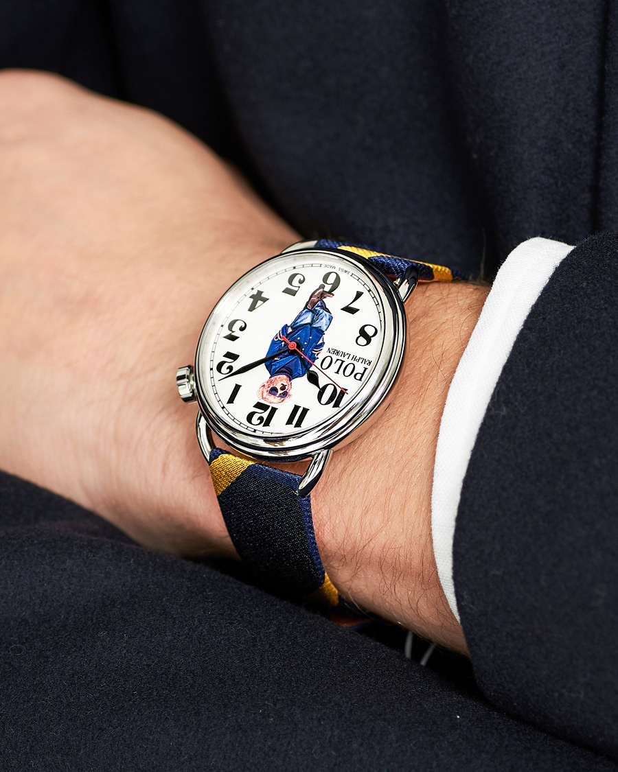 Herr | Polo Ralph Lauren 42mm Automatic Nautical Bear White Dial | Polo Ralph Lauren | 42mm Automatic Nautical Bear White Dial